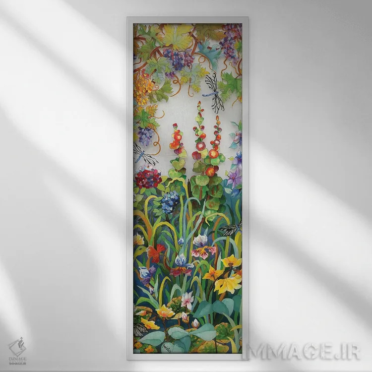 تابلو یک روز تابستانی اثر آرلت اسمولکو - نمای قابدار سفید