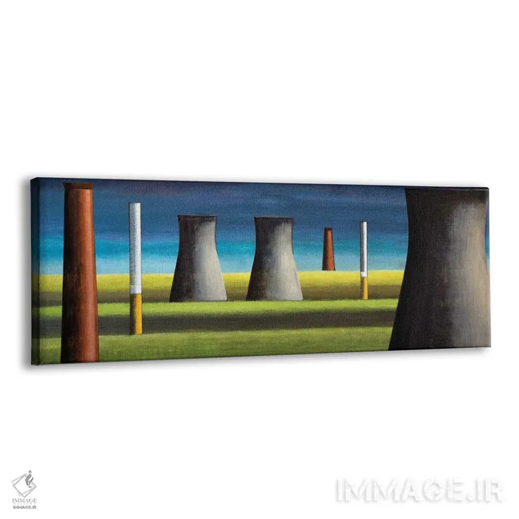 تابلو سیگار کشیدن ممنوع اثر آندریا واندونی - نمای پرسپکتیو محصول