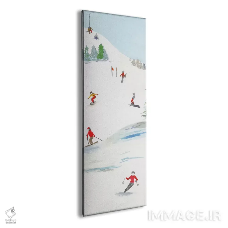 تابلو کوهستان آبی III اثر ایمی ویلسون - نمای پرسپکتیو محصول