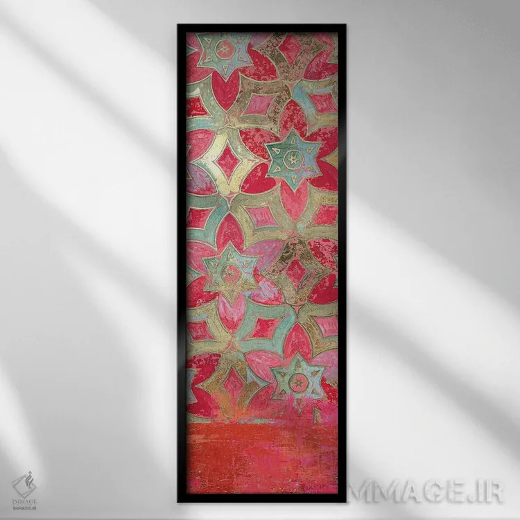 تابلو تزئینی III اثر ایمی ویلسون - نمای قابدار مشکی