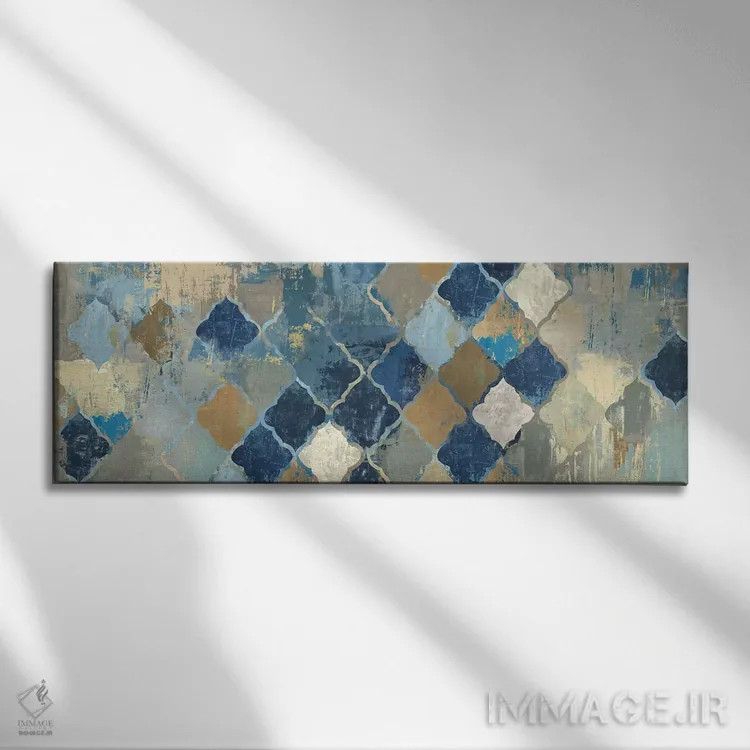 تابلو صویره II (شهر مراکش) اثر ایمی ویلسون - نمای روبهرو روی دیوار