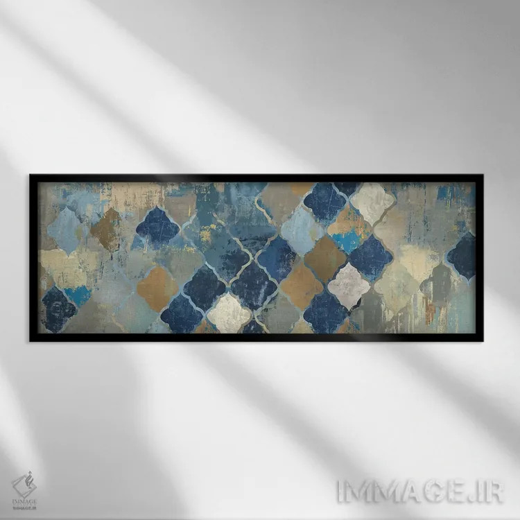 تابلو صویره II (شهر مراکش) اثر ایمی ویلسون - نمای قابدار مشکی