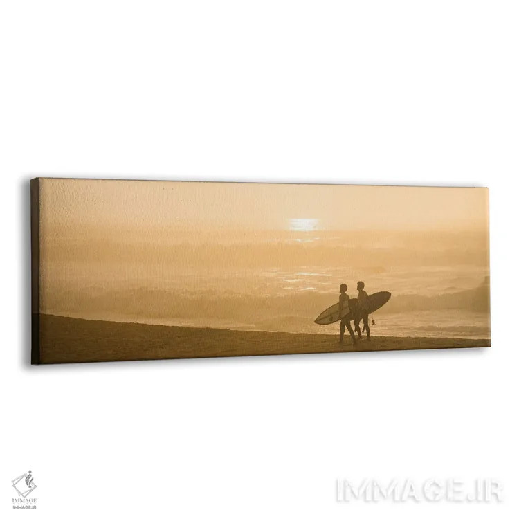 تابلو موجسواری بهشتی اثر اندرو لِوِر - نمای پرسپکتیو محصول