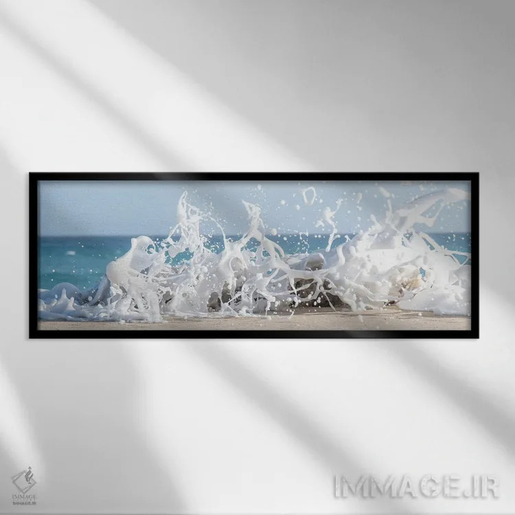 تابلو چیز (ابهام دارد) اثر اندرو لِوِر - نمای قابدار مشکی