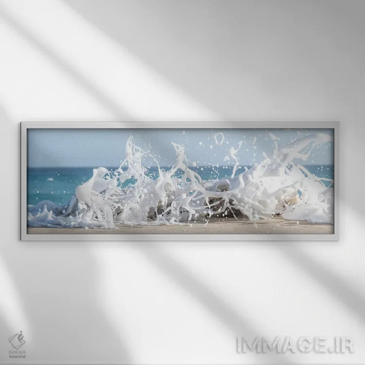 تابلو چیز (ابهام دارد) اثر اندرو لِوِر - نمای قابدار سفید