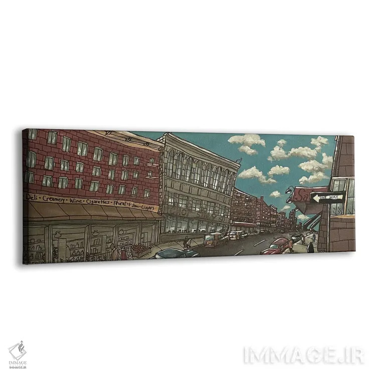 تابلو چاپ سوی (غذای آسیایی) اثر آرون ووتن - نمای پرسپکتیو محصول