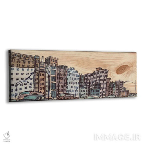 تابلو جاده ساحل دریاچه (شیکاگو) اثر آرون ووتن - نمای پرسپکتیو محصول