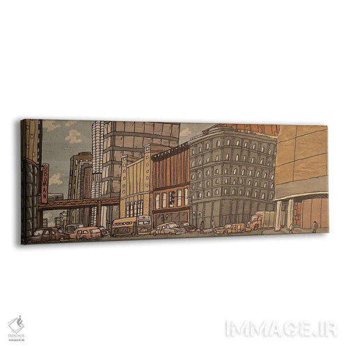 تابلو تئاتر گودمن اثر آرون ووتن - نمای پرسپکتیو محصول