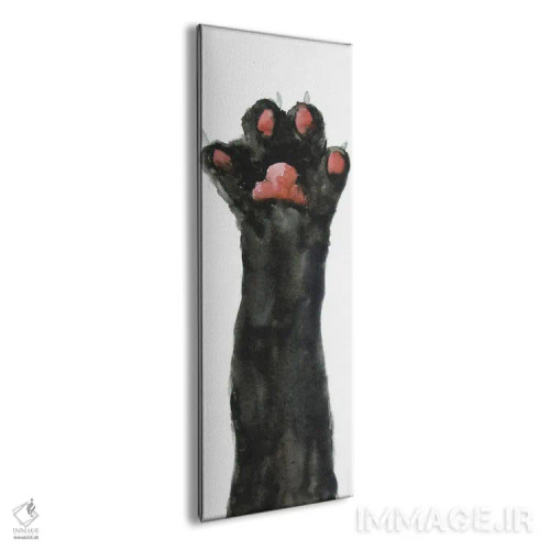 تابلو پنجهٔ گربهٔ سیاه اثر آلکسی دیمیتریویچ شمیروف - نمای پرسپکتیو محصول