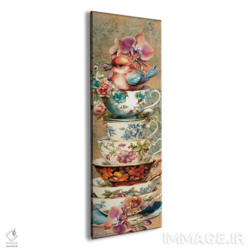 تابلو روی هم چیده شده اثر هنرِ چونی - نمای پرسپکتیو محصول