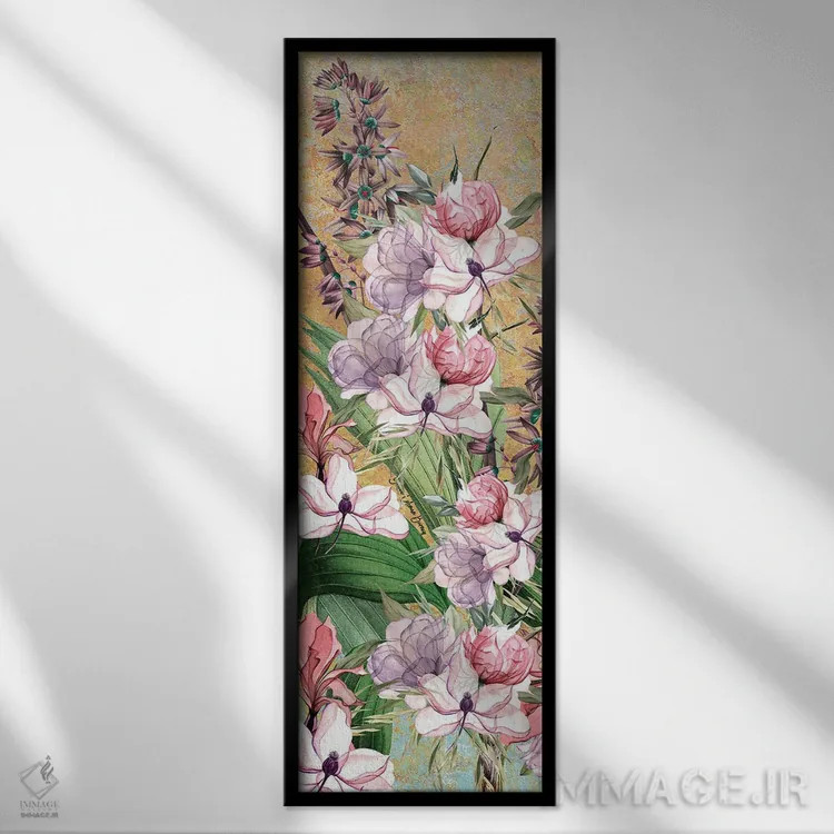 تابلو نجواهای عاشقانه اثر هنرِ چونی - نمای قابدار مشکی