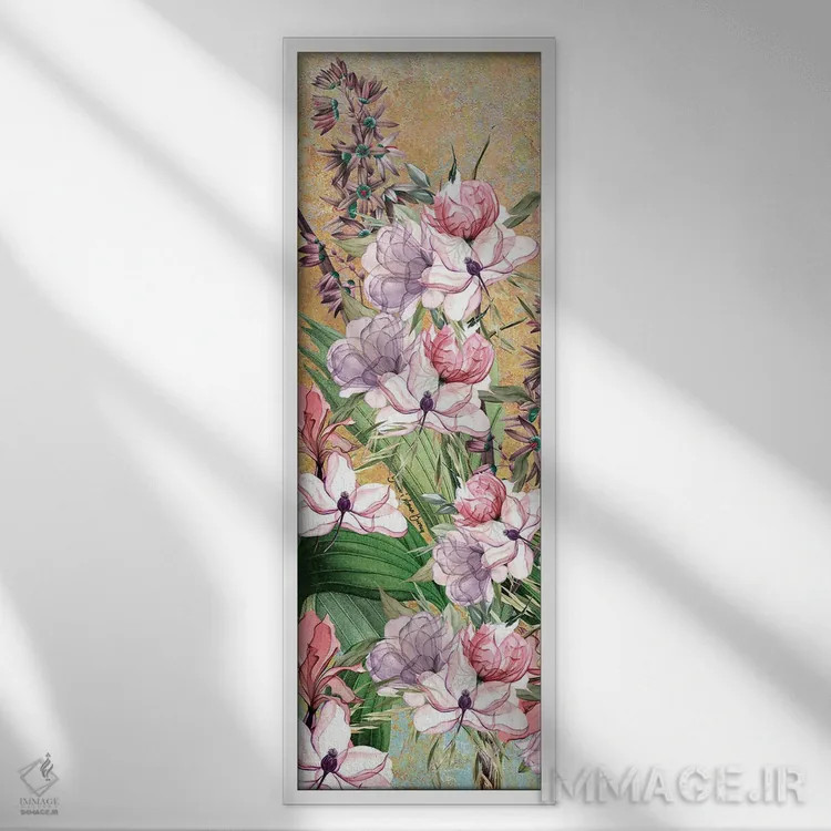 تابلو نجواهای عاشقانه اثر هنرِ چونی - نمای قابدار سفید