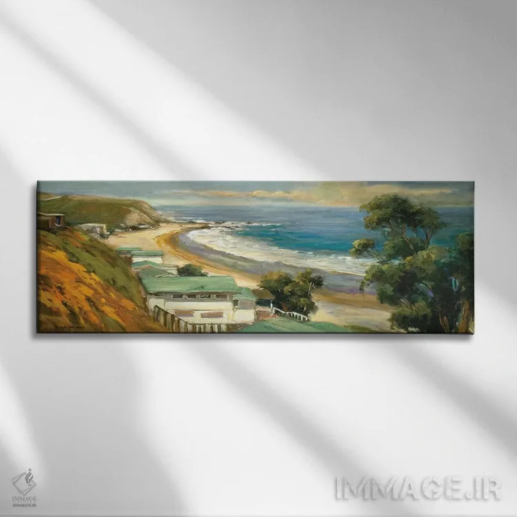 تابلو خلیج نورانی اثر الین استیونز - نمای روبهرو روی دیوار