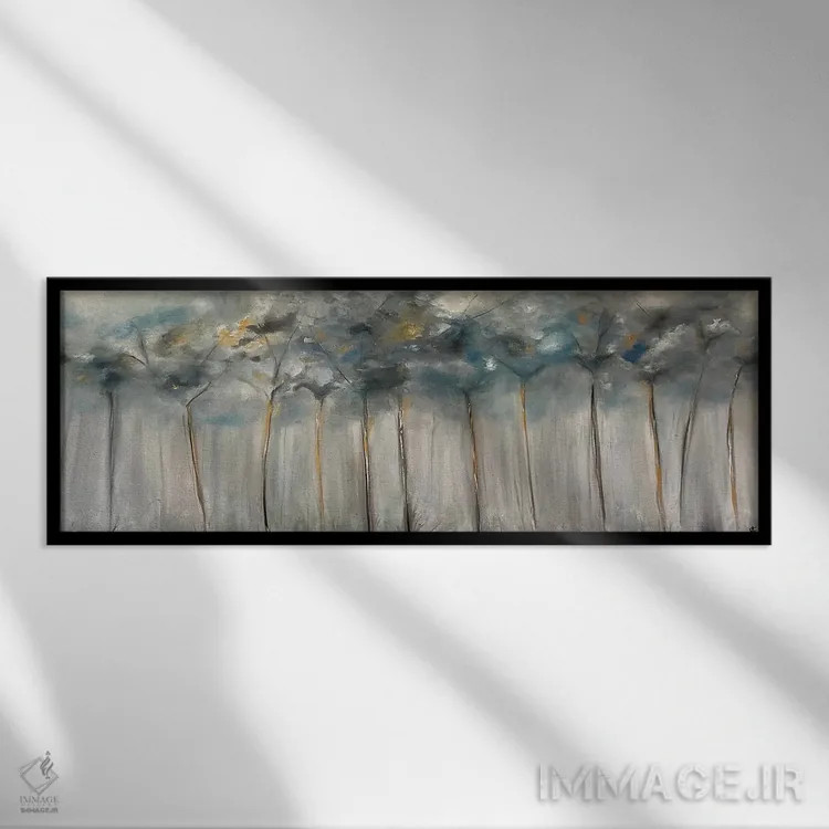 تابلو جنگل وحشی اثر آنتونی کاروزو - نمای قابدار مشکی