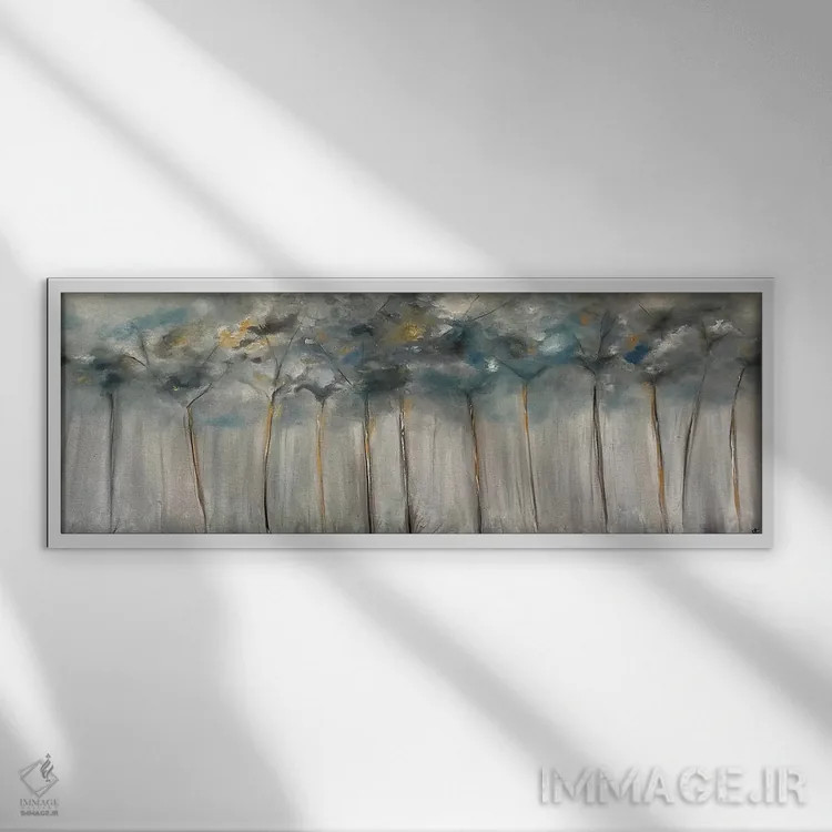 تابلو جنگل وحشی اثر آنتونی کاروزو - نمای قابدار سفید