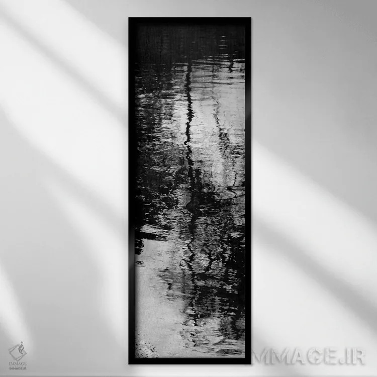 تابلو سهگانه بازتابی II اثر مایکل برت - نمای قابدار مشکی