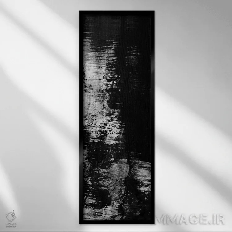 تابلو سهگانه بازتابی III اثر مایکل برت - نمای قابدار مشکی