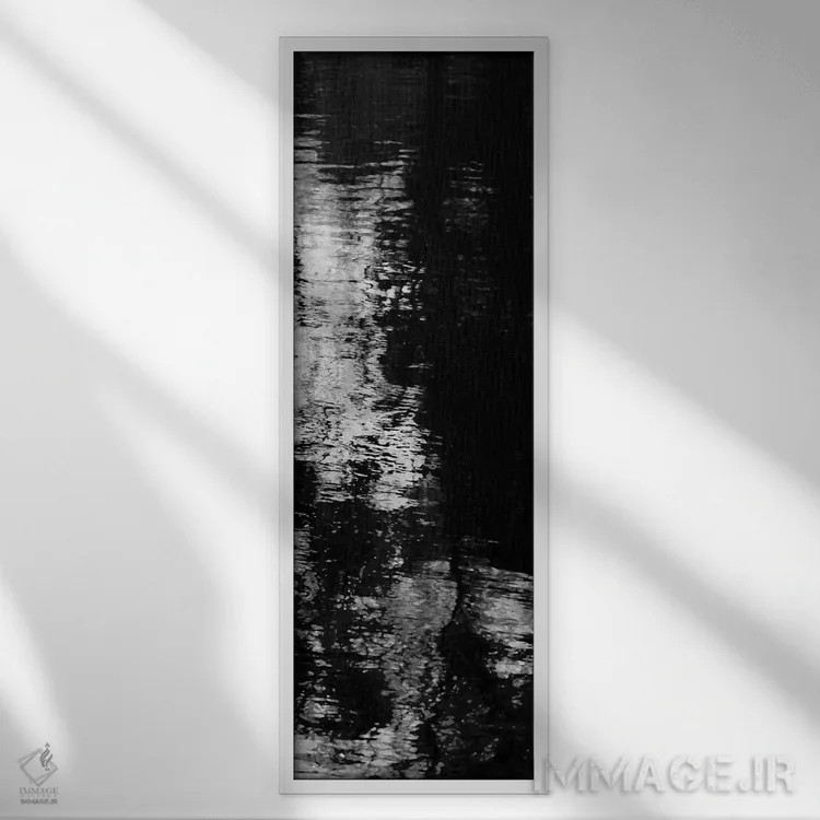 تابلو سهگانه بازتابی III اثر مایکل برت - نمای قابدار سفید