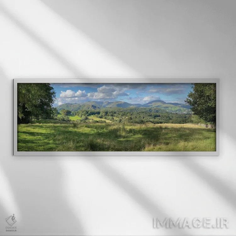 تابلو نگاهی تازه اثر نوا بی - نمای قابدار سفید