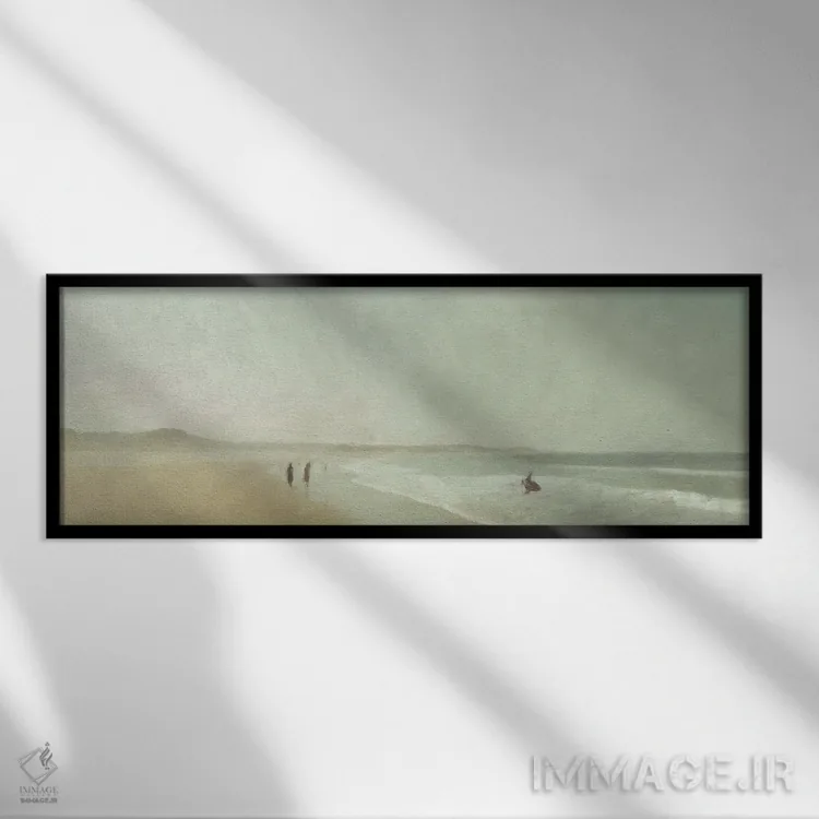 تابلو به سوی دماغه اثر نوا بی - نمای قابدار مشکی