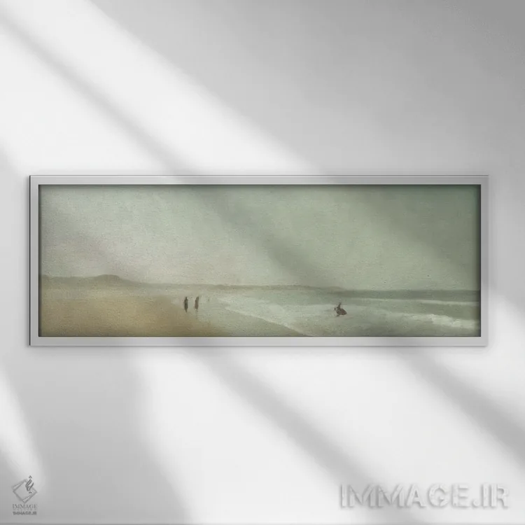 تابلو به سوی دماغه اثر نوا بی - نمای قابدار سفید