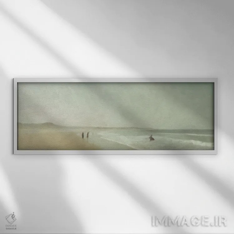 تابلو به سوی دماغه اثر نوا بی - نمای قابدار سفید