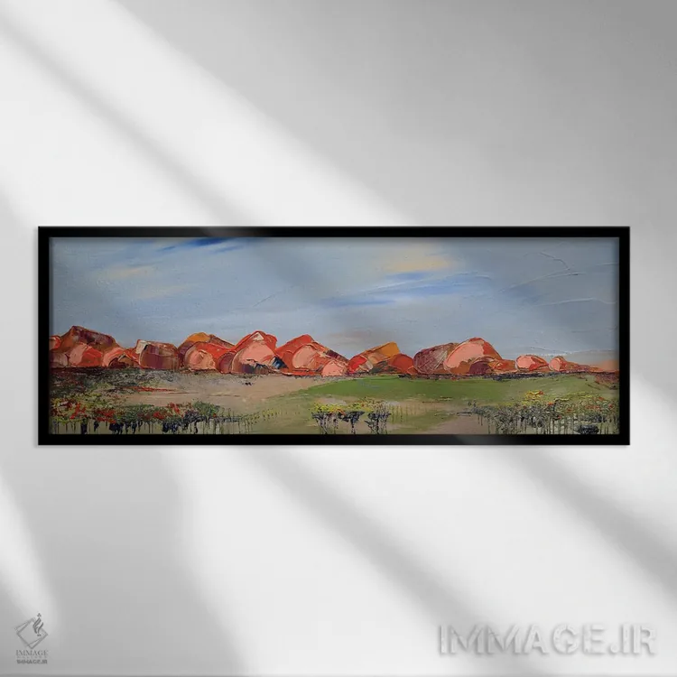 تابلو نور اولگا (منظره یا نام خاص) اثر برایدی اوبرایان - نمای قابدار مشکی