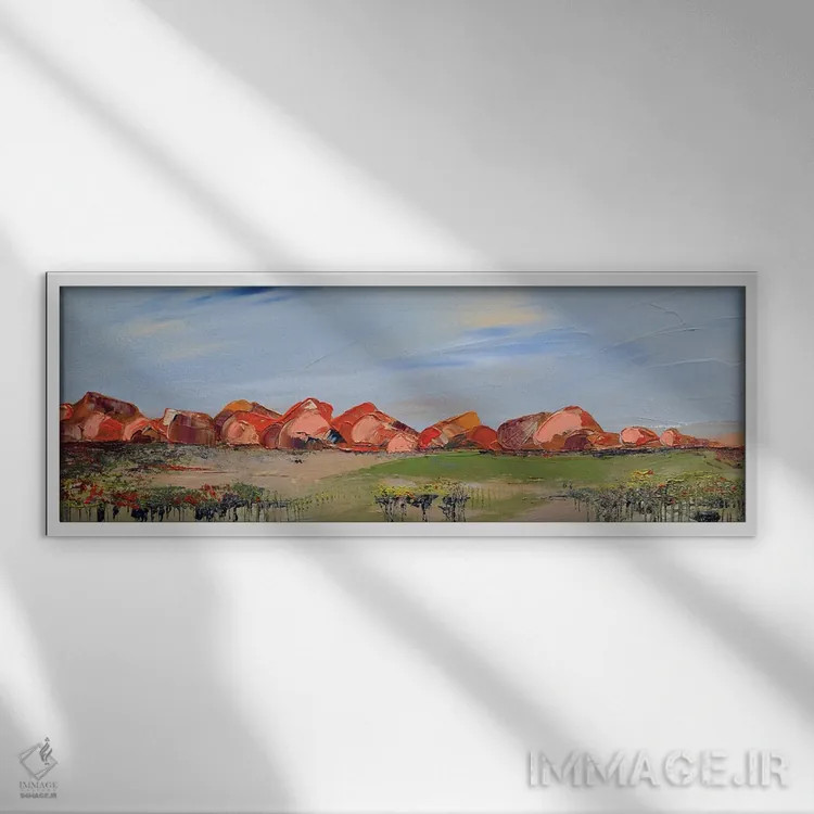 تابلو نور اولگا (منظره یا نام خاص) اثر برایدی اوبرایان - نمای قابدار سفید