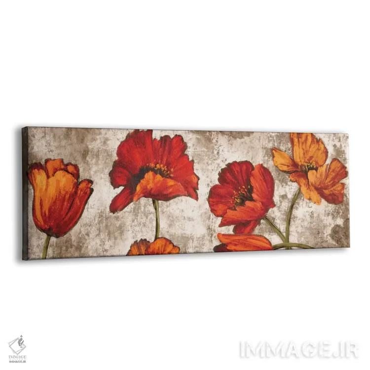 تابلو بهشت شقایق اثر برایان فرانسیس - نمای پرسپکتیو محصول