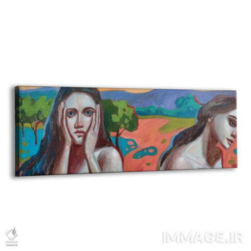 تابلو افکار انسانی II اثر آنا بوگوشفسکایا - نمای پرسپکتیو محصول