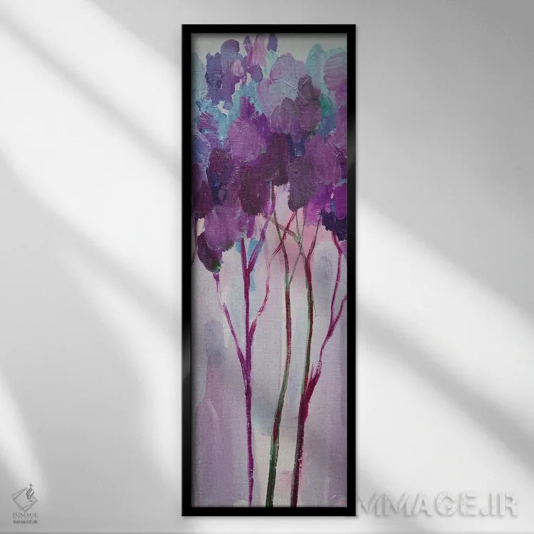 تابلو درخت V اثر استودیو بوهُو هیو - نمای قابدار مشکی