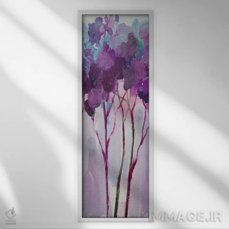 تابلو درخت V اثر استودیو بوهُو هیو - نمای قابدار سفید