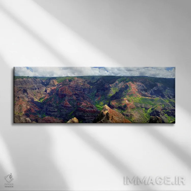 تابلو نمای سراسر دره وایمیا اثر بنجامین پاجت - نمای روبهرو روی دیوار