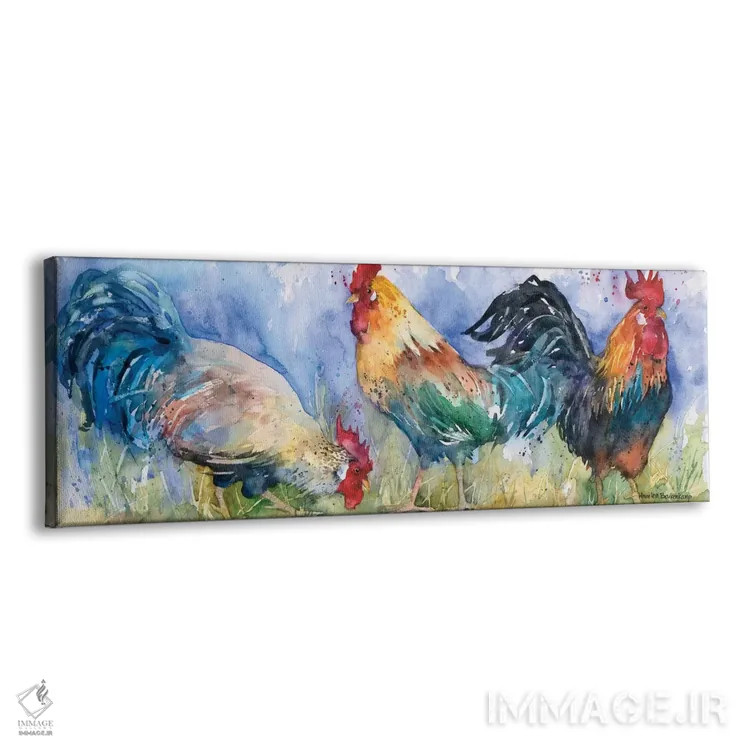 تابلو تهدید سهگانه اثر آنلاین بوکنکمپ - نمای پرسپکتیو محصول