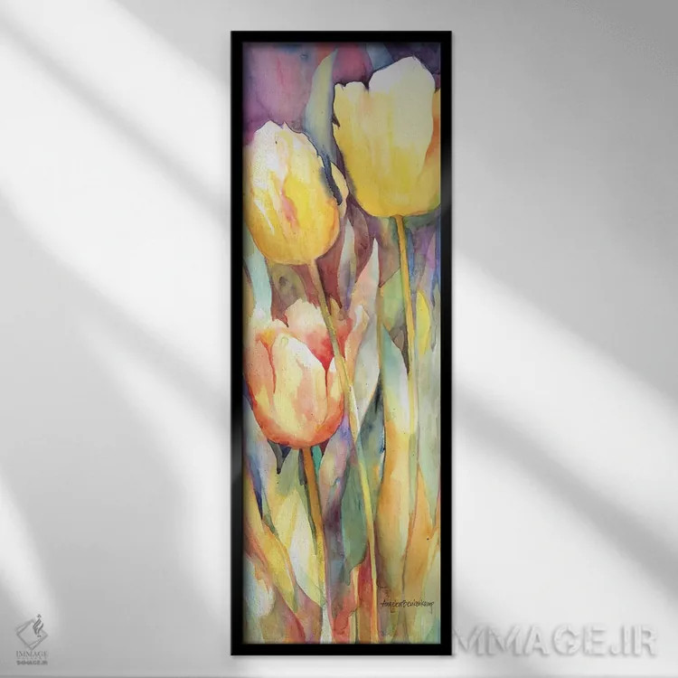 تابلو بلوندهای قدبلند اثر آنلاین بوکنکمپ - نمای قابدار مشکی