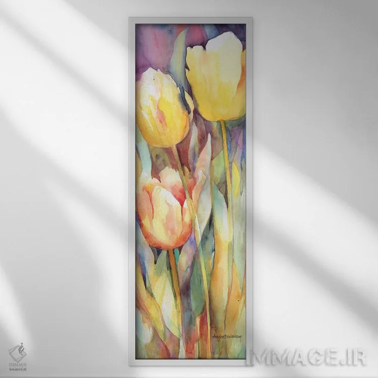 تابلو بلوندهای قدبلند اثر آنلاین بوکنکمپ - نمای قابدار سفید