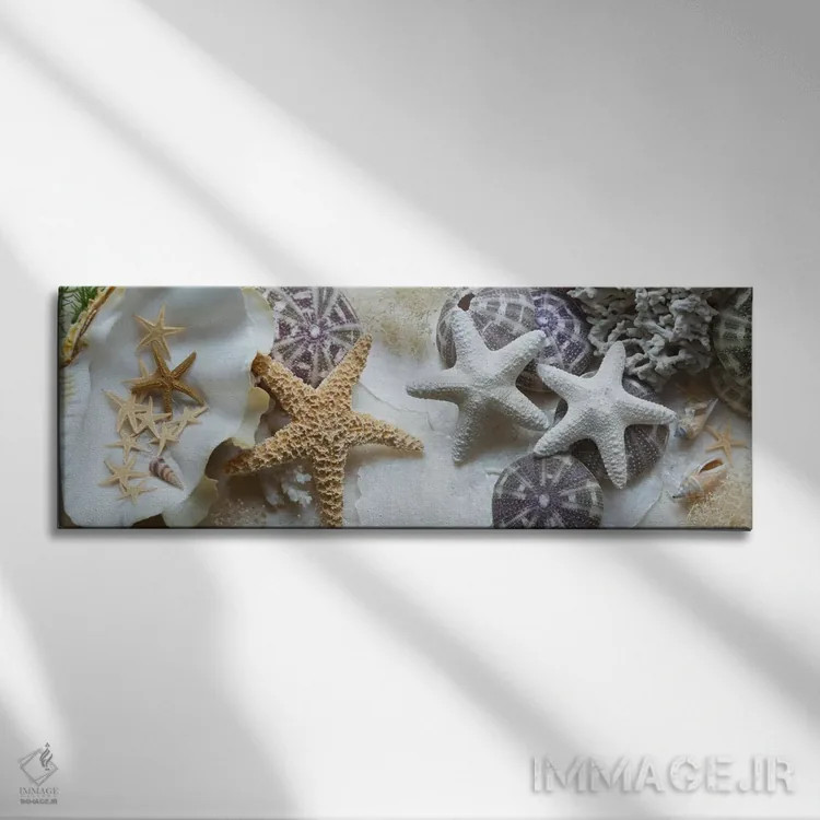 تابلو حوضچه جزر و مد جزیره IV اثر آلن بلاوشتاین - نمای روبهرو روی دیوار