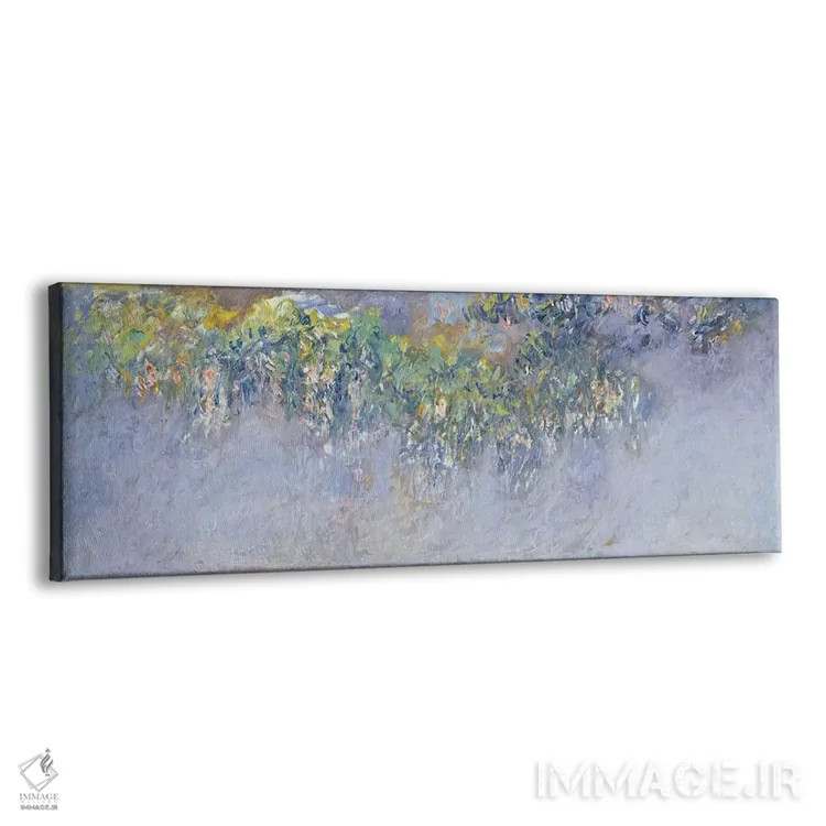 تابلو ویستریا، ۱۹۱۹-۲۰ اثر کلود مونه (نقاش معروف فرانسوی) - نمای پرسپکتیو محصول