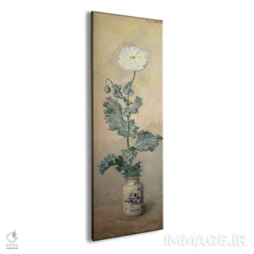 تابلو خشخاش سفید، ۱۸۸۳ اثر کلود مونه (نقاش معروف فرانسوی) - نمای پرسپکتیو محصول