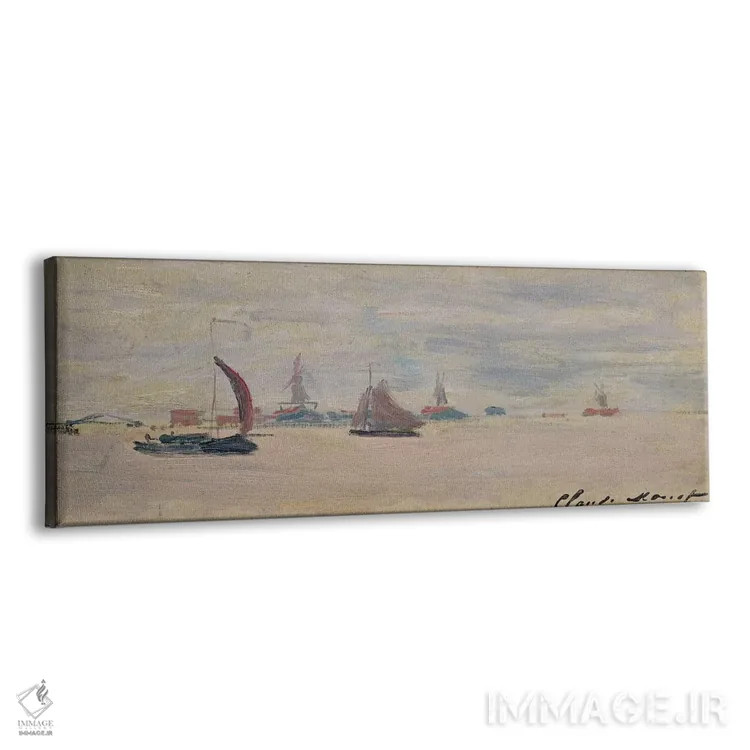 تابلو نمای رودخانه فورزان، ۱۸۷۱ اثر کلود مونه (نقاش معروف فرانسوی) - نمای پرسپکتیو محصول