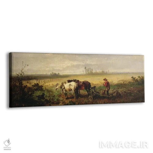 تابلو استراحت اثر یوهانس هوبرتوس لئوناردوس د هاس - نمای پرسپکتیو محصول