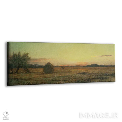 تابلو مراتع جرزی اثر مارتین جانسون هید (نقاش طبیعتگرای آمریکایی) - نمای پرسپکتیو محصول