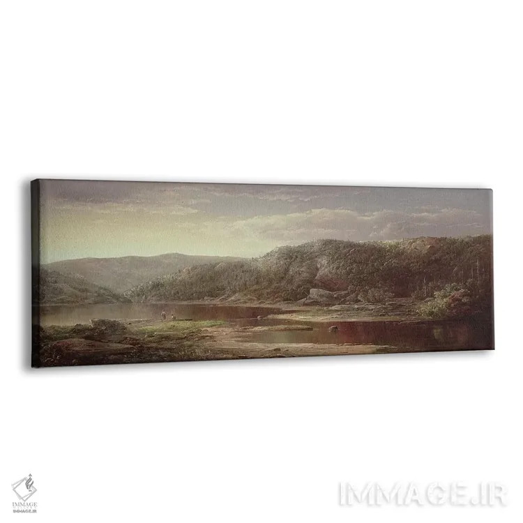 تابلو بر فراز رود شناندوا، حدود ۱۸۶۰ (آمریکا) اثر ویلیام زونتاگ - نمای پرسپکتیو محصول