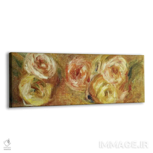 تابلو رزهای پراکنده، حدود ۱۹۱۵ اثر پیر-اوگوست رنوار - نمای پرسپکتیو محصول