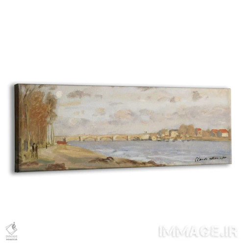 تابلو رود سن در آرژانتوی، ۱۸۷۲ اثر کلود مونه (نقاش معروف فرانسوی) - نمای پرسپکتیو محصول