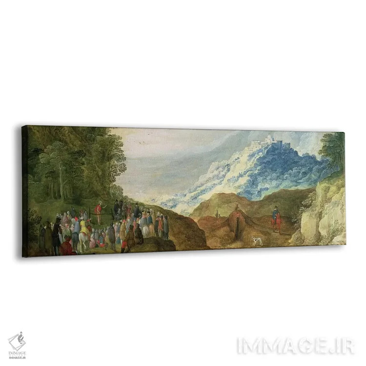 تابلو موعظه در کوه اثر یوس د مومپر - نمای پرسپکتیو محصول