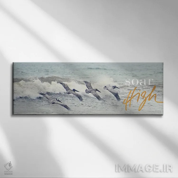 تابلو اوج گرفتن اثر بروس ناوراکه - نمای روبهرو روی دیوار