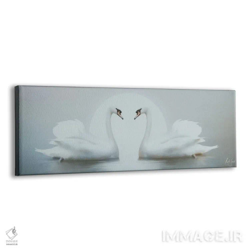 تابلو قوهای نور مهتاب اثر بنت شلیک - نمای پرسپکتیو محصول