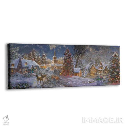 تابلو آرامش کریسمس اثر نیکی بومه - نمای پرسپکتیو محصول
