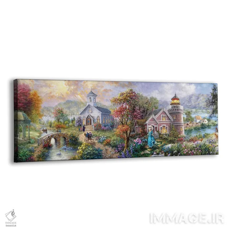 تابلو صبح یکشنبه در بهار اثر نیکی بومه - نمای پرسپکتیو محصول